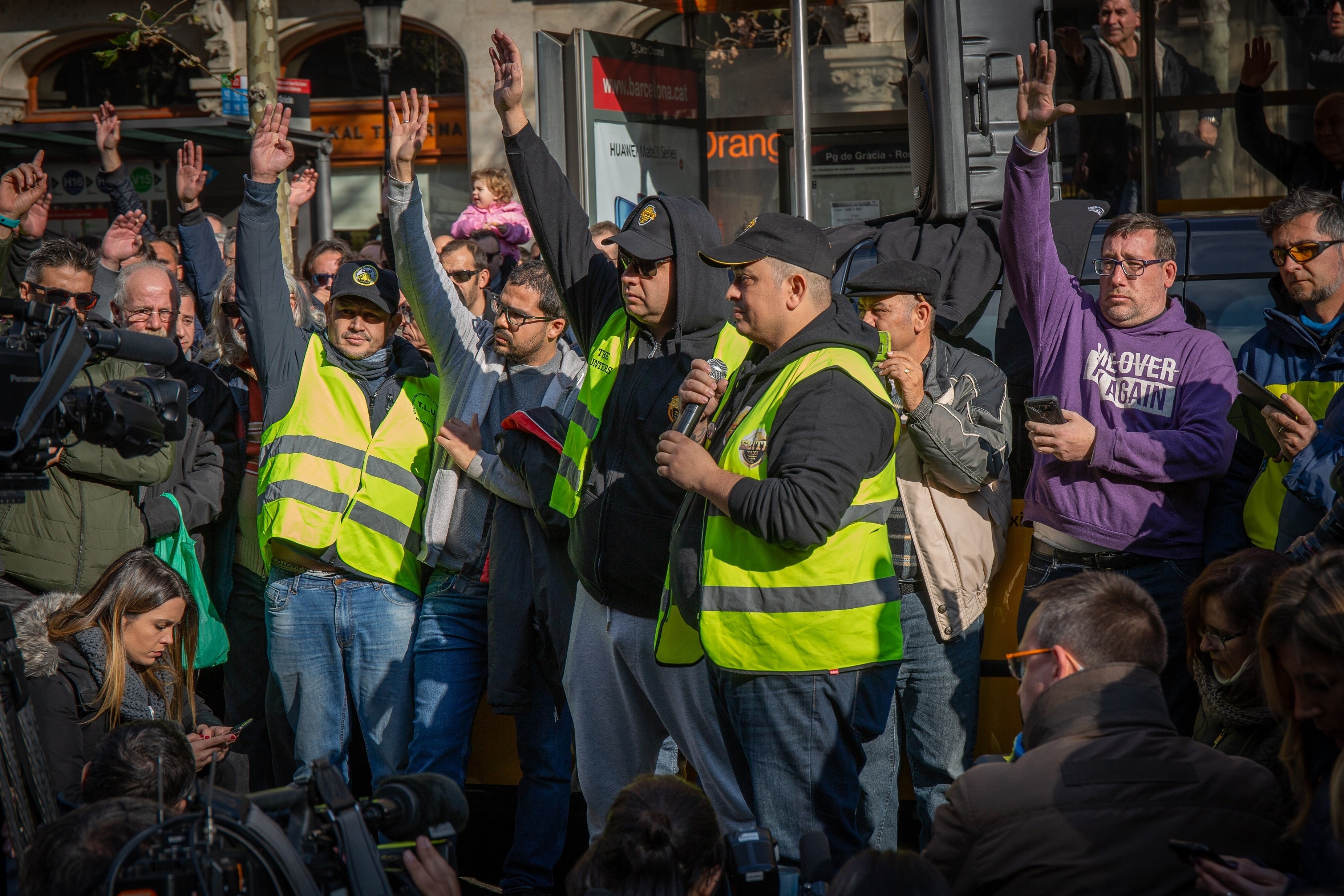 Élite Taxi Barcelona demana permisos per protestar durant el Mobile