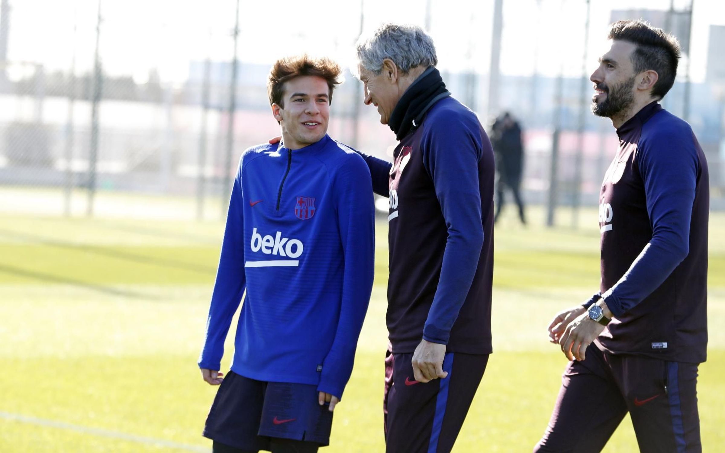 Setién aposta per Riqui Puig