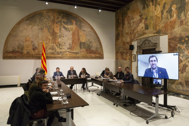 Reunio Taula Partits entitats independentistes - Sergi Alcazar