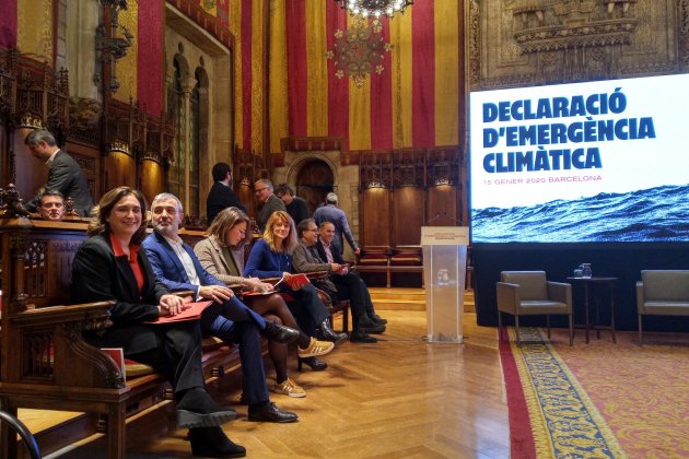 Ada Colau emergència climàtica de Barcelona - europa press