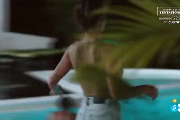 Fiama corre piscina Telecinco