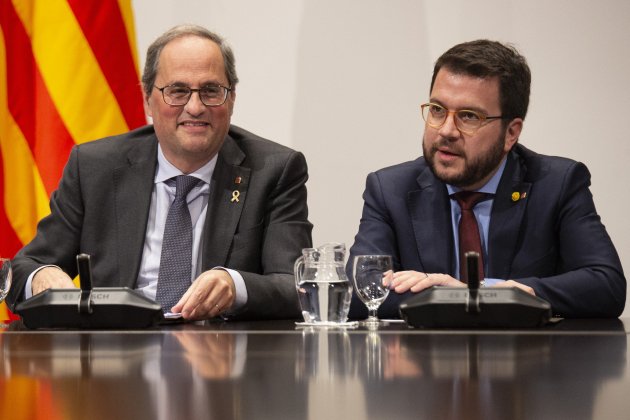 reunio mesa|tabla partidos catalanes Generalitat Torra Aragonès - Sergi Alcàzar reunio mesa|tabla partidos catalanes Generalitat Torra Aragonès - Sergi Alcàzar