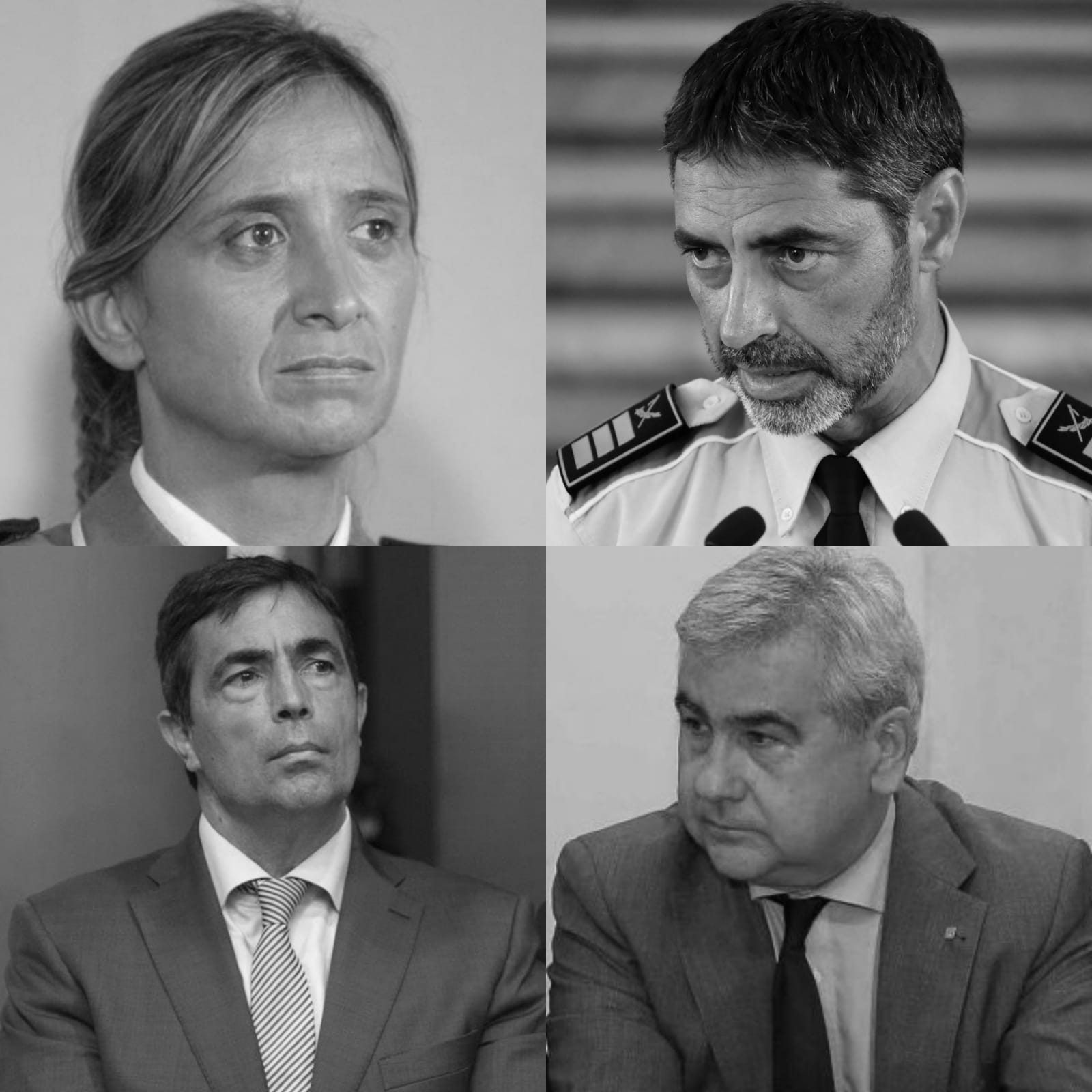 Juicio en Trapero: Los acusados