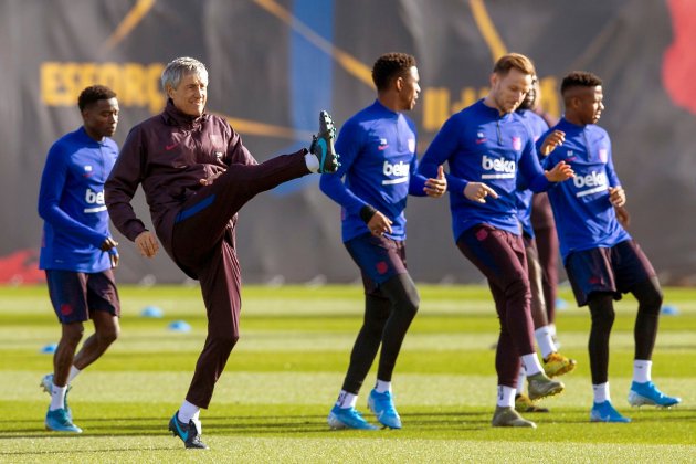 quique setien barça efe