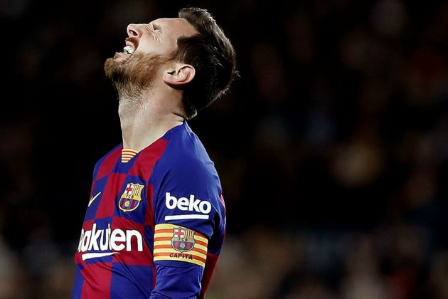 messi triste enfadado barça efe