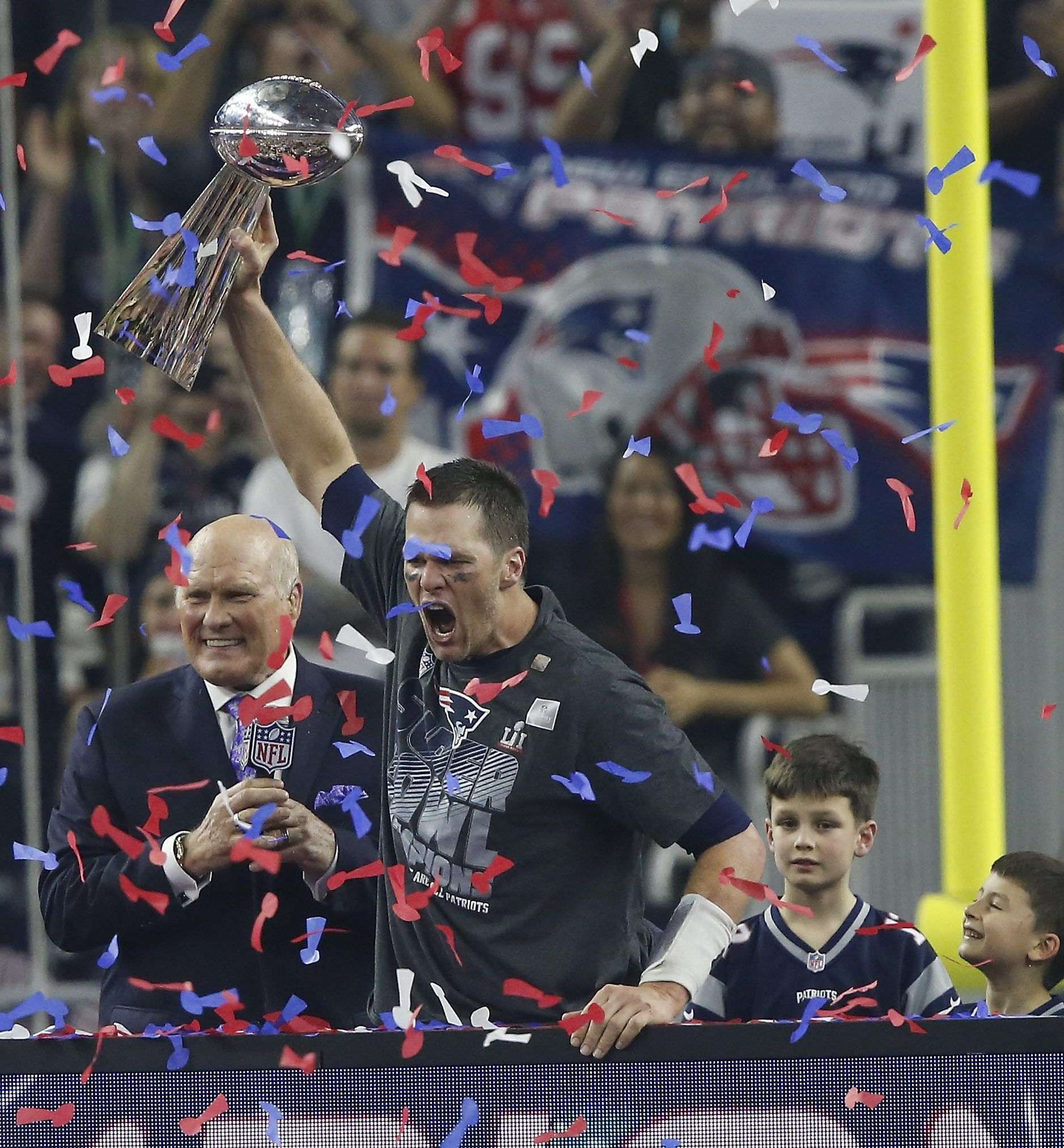 Los Patriots de Tom Brady hacen historia ganando la quinta Super Bowl