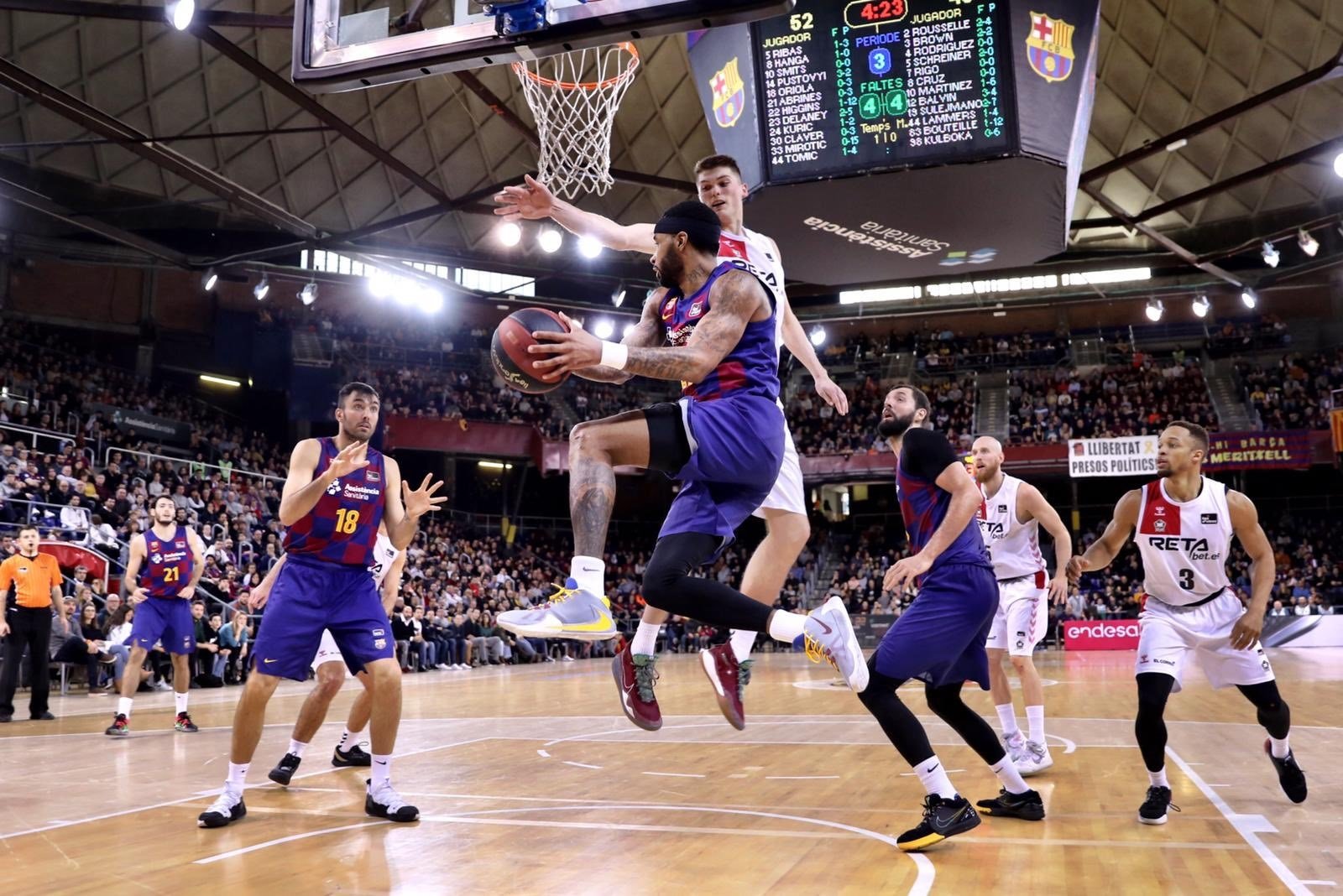 El Palau Blaugrana es la solución de la Penya para el partido de EuroCup