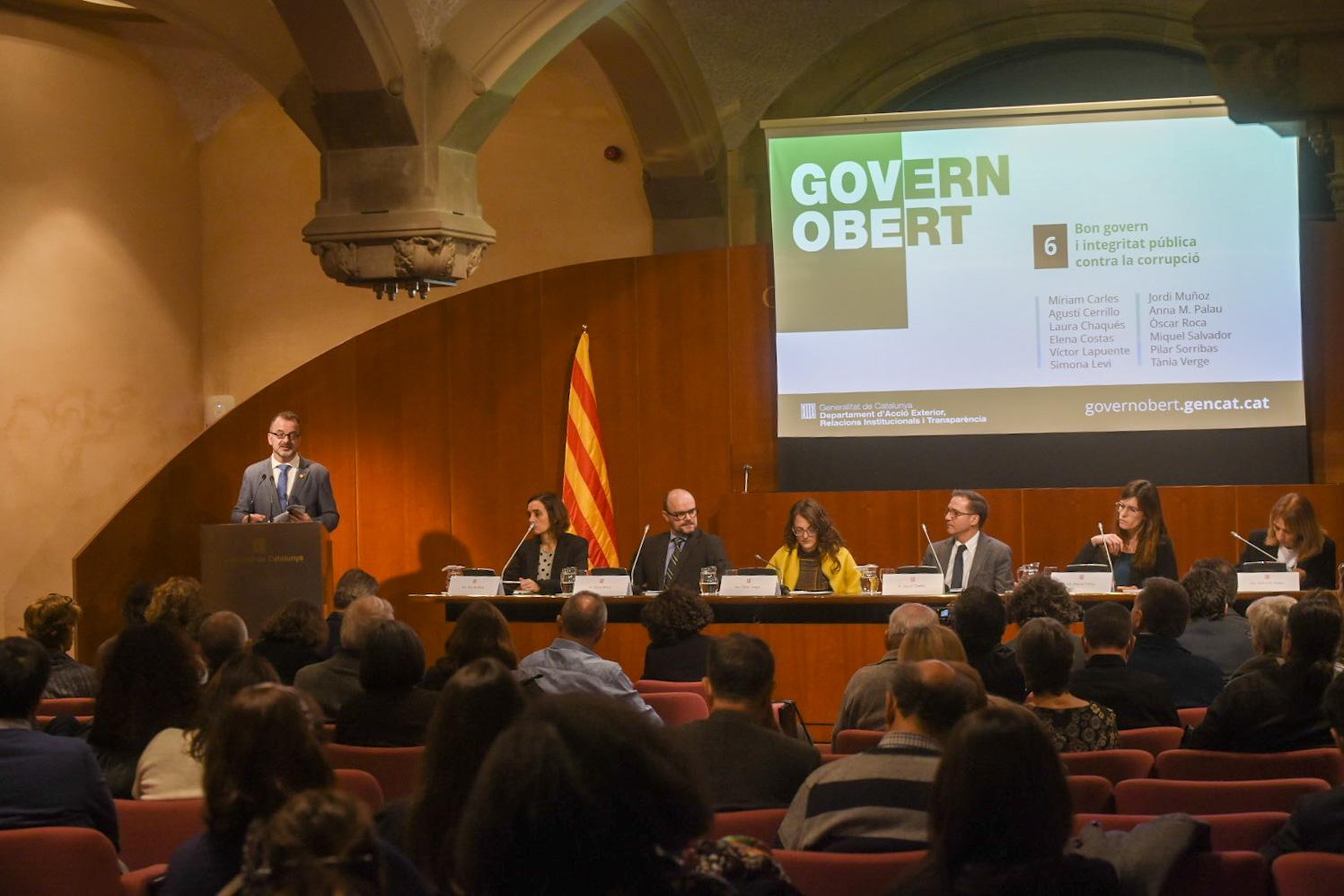 El Govern implementará 25 medidas en dos años para luchar contra la corrupción