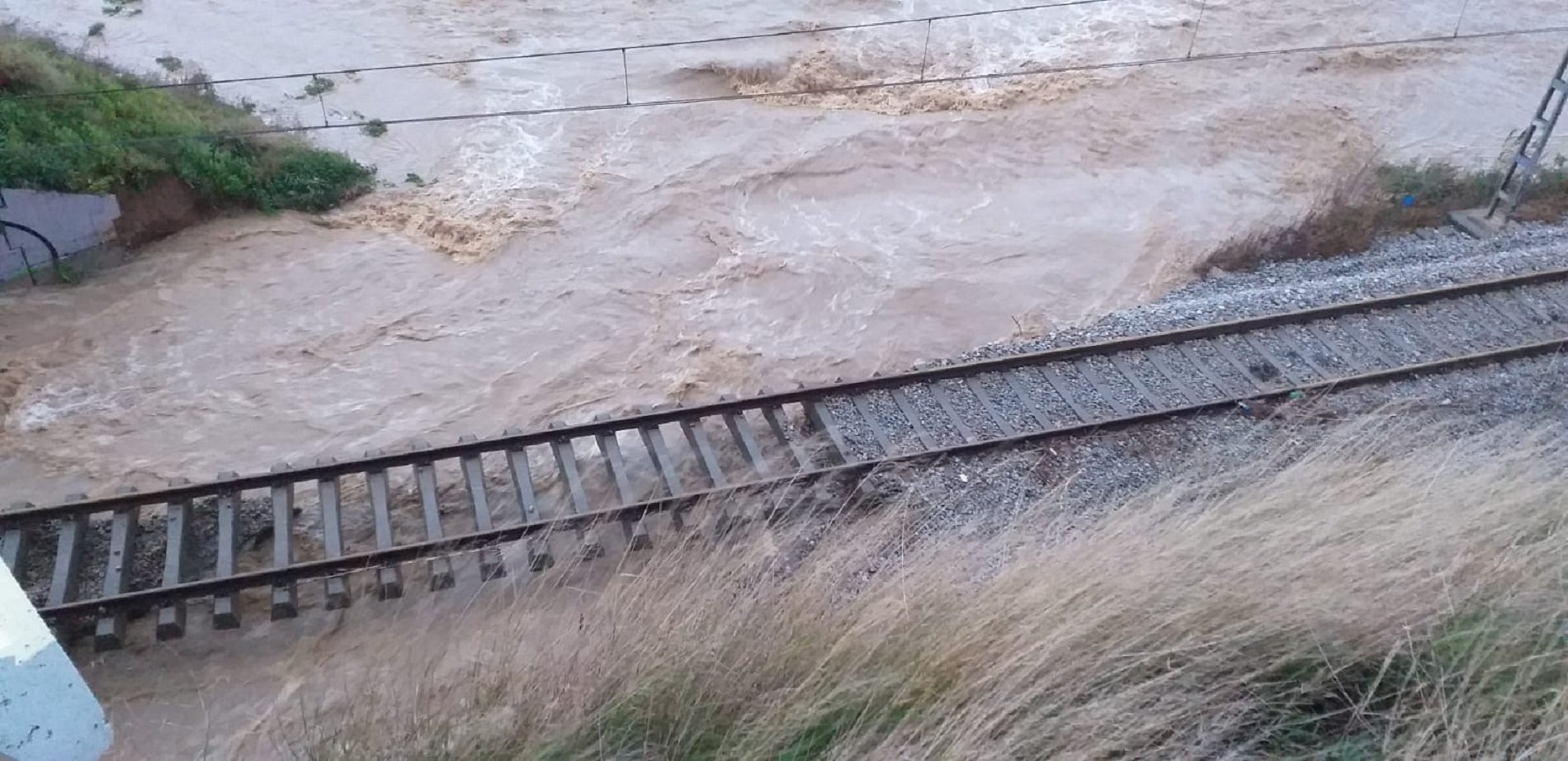 Consulta les afectacions al servei ferroviari pel temporal