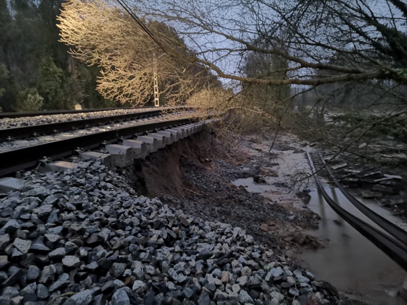 Consulta aquí las afectaciones en la red ferroviaria