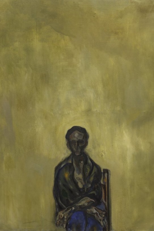 GUERRERO MEDINA. Retrato de mí padre. 1978. Aceite sobre tela. 100x81cm