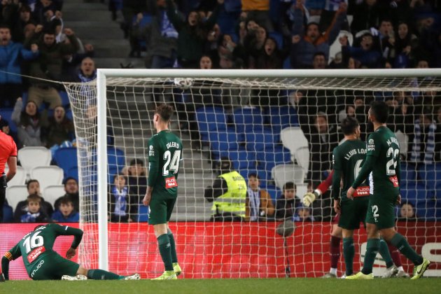 Espanyol trist copa del rei Reial Societat EFE