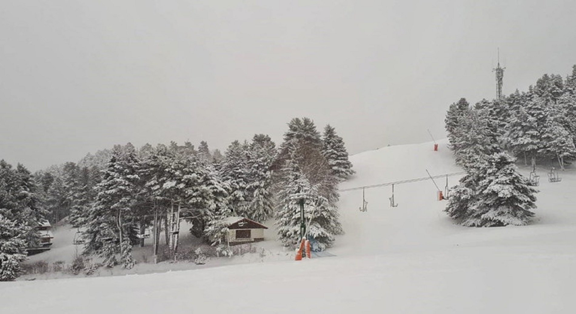 Estació la Molina nevada temporal Glòria La Molina Estació la Molina nevada temporal Glòria La Molina