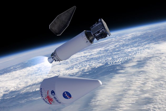 Solar Orbiter launch fairing separation pillars ESA