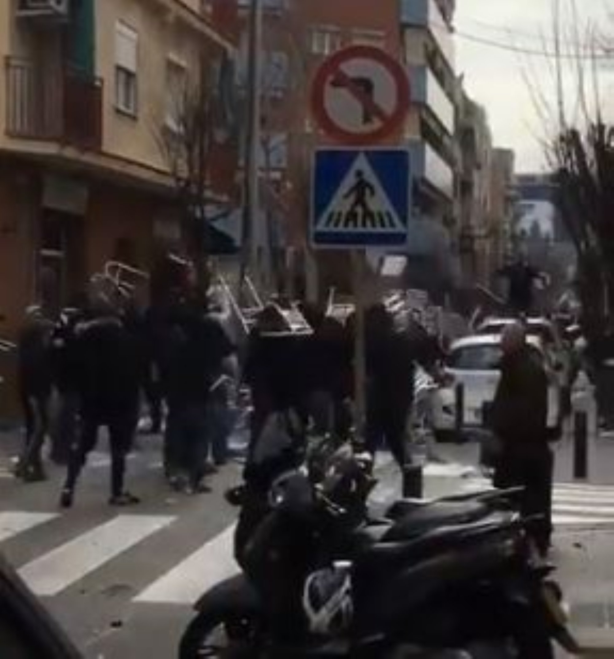 Nuevos incidentes ultras después del partido entre el Espanyol y el Mallorca