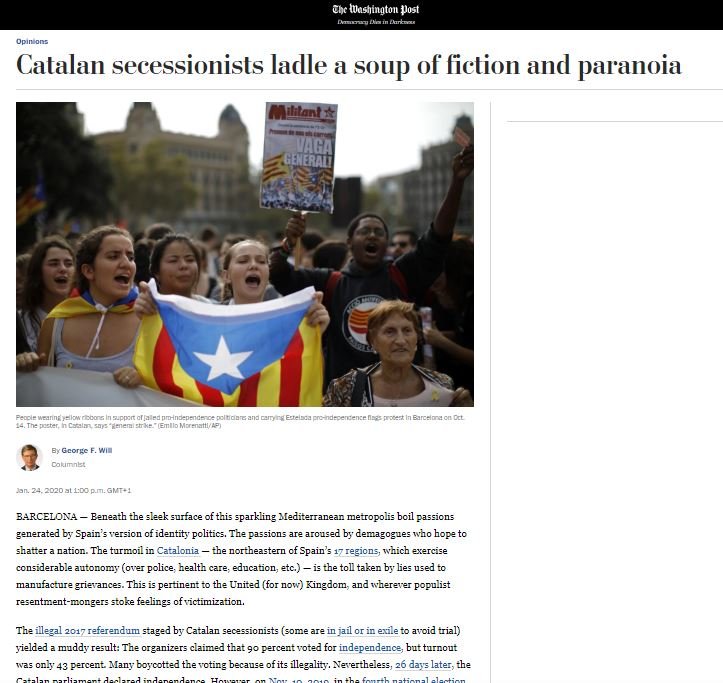 Catalans paranoia