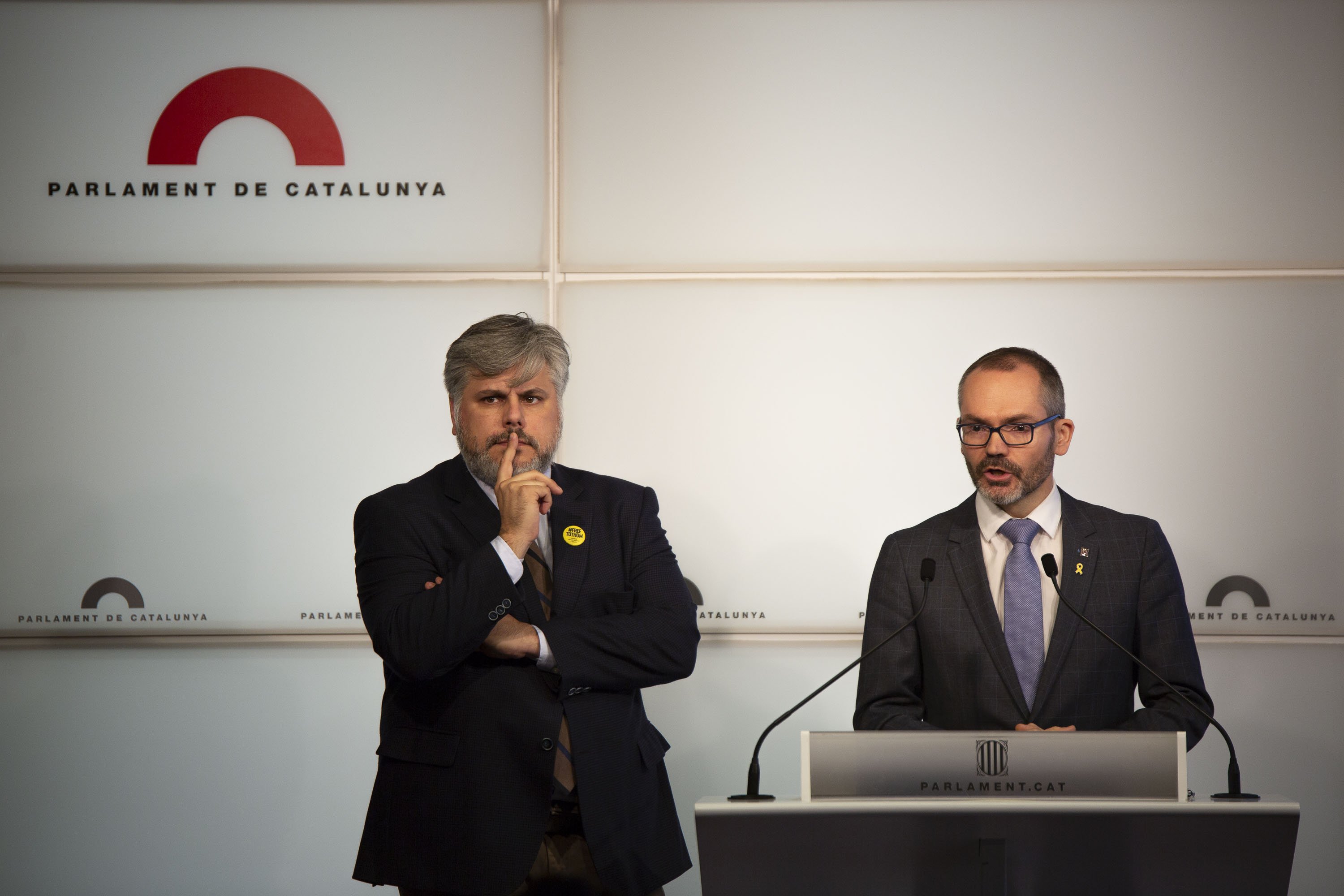 JxCat vincula l'estabilitat i els pressupostos amb mantenir l'escó a Torra