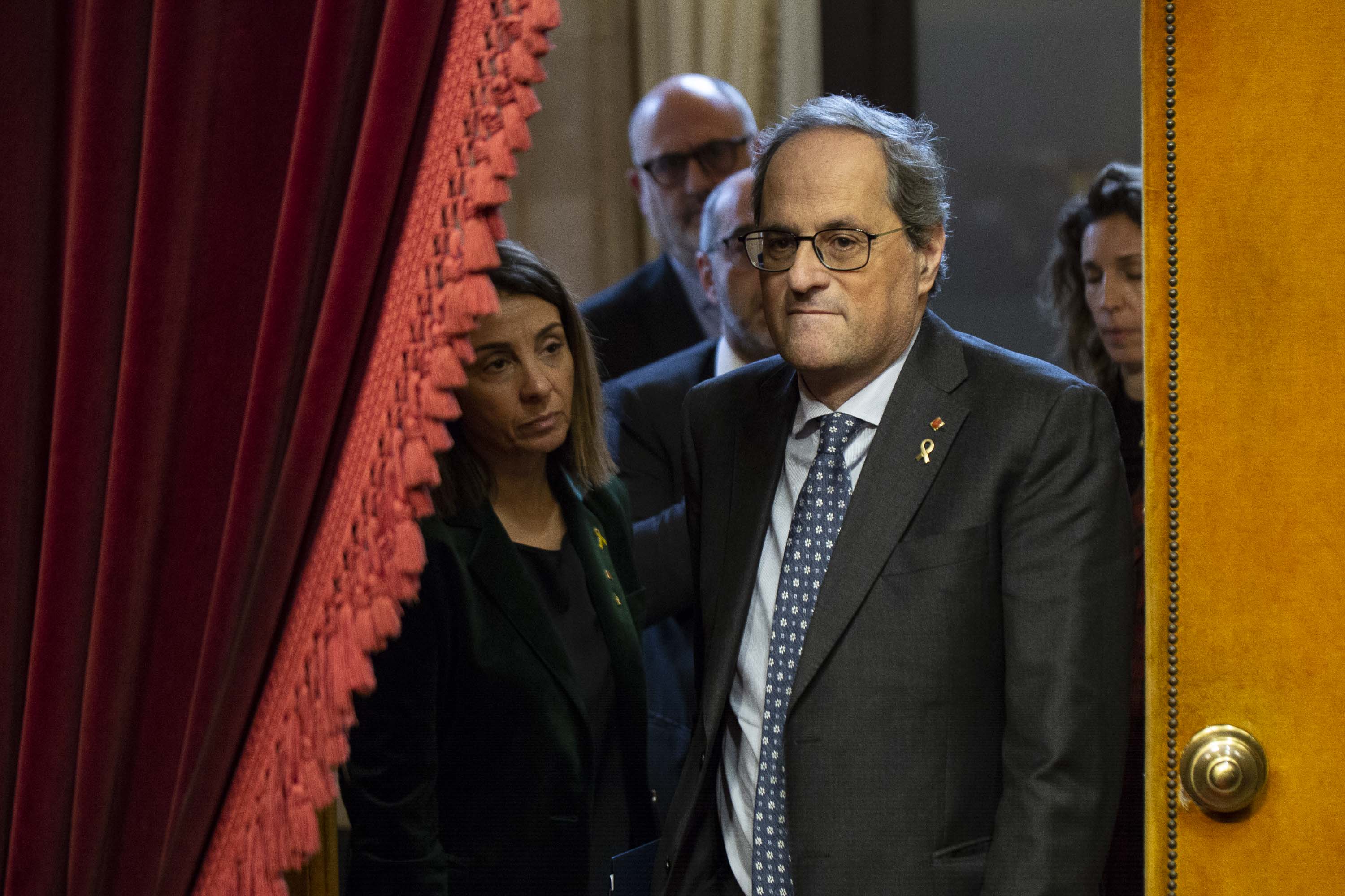 Torra anuncia una declaració institucional després de la crisi amb ERC