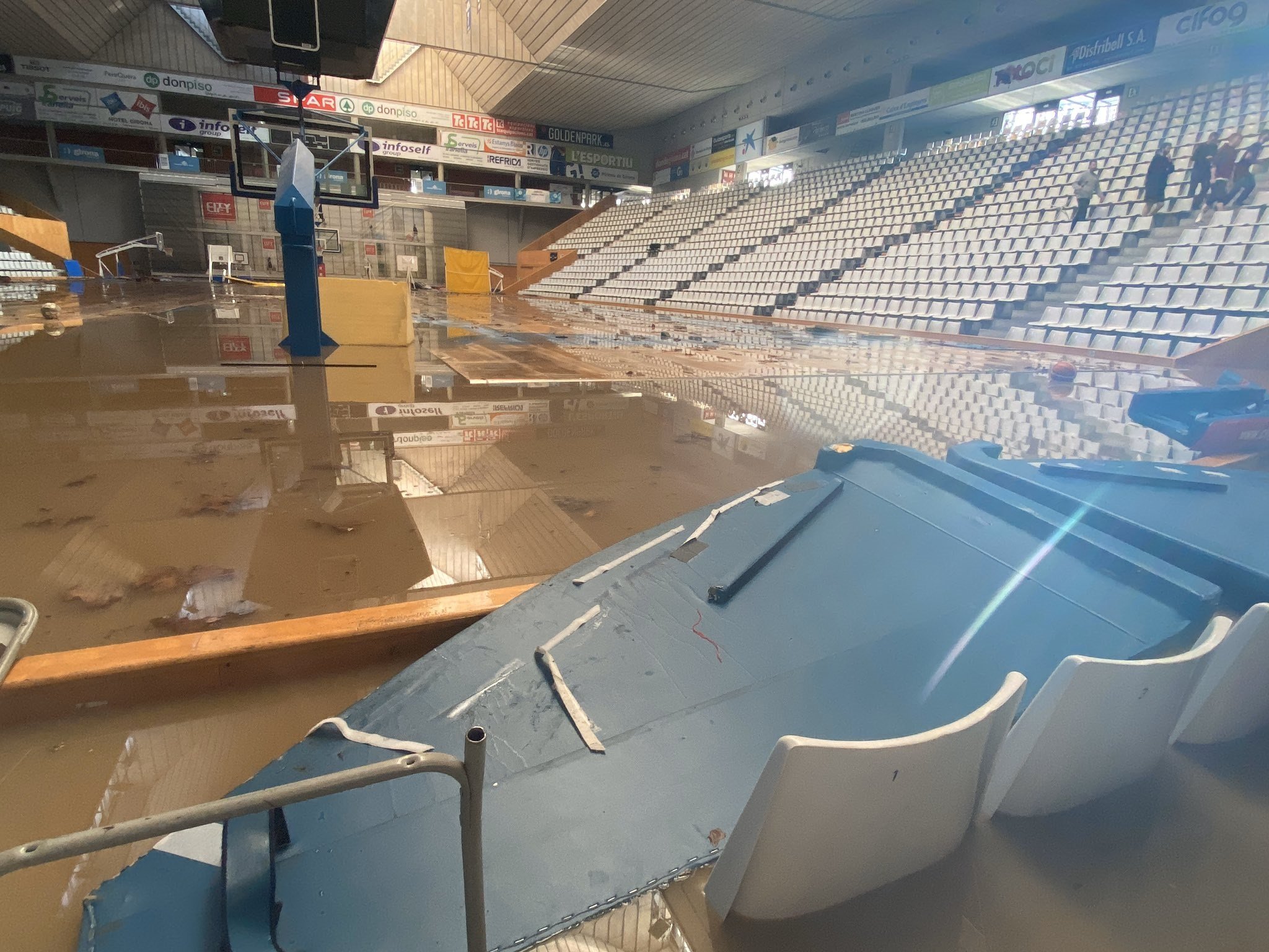 El Uni Girona calcula las pérdidas por el Gloria en 300.000 euros