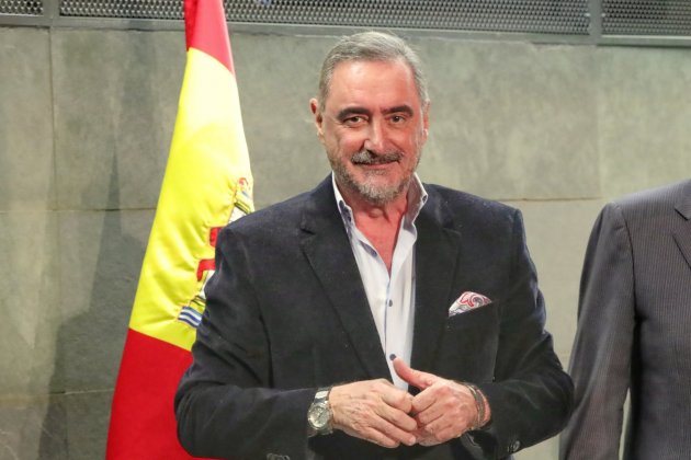 Carlos Herrera Mariano Rajoy bandera espanyola Europa Press Carlos Herrera Mariano Rajoy bandera espanyola Europa Press