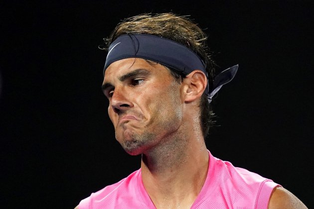 Rafa Nadal trist Open Australia EFE