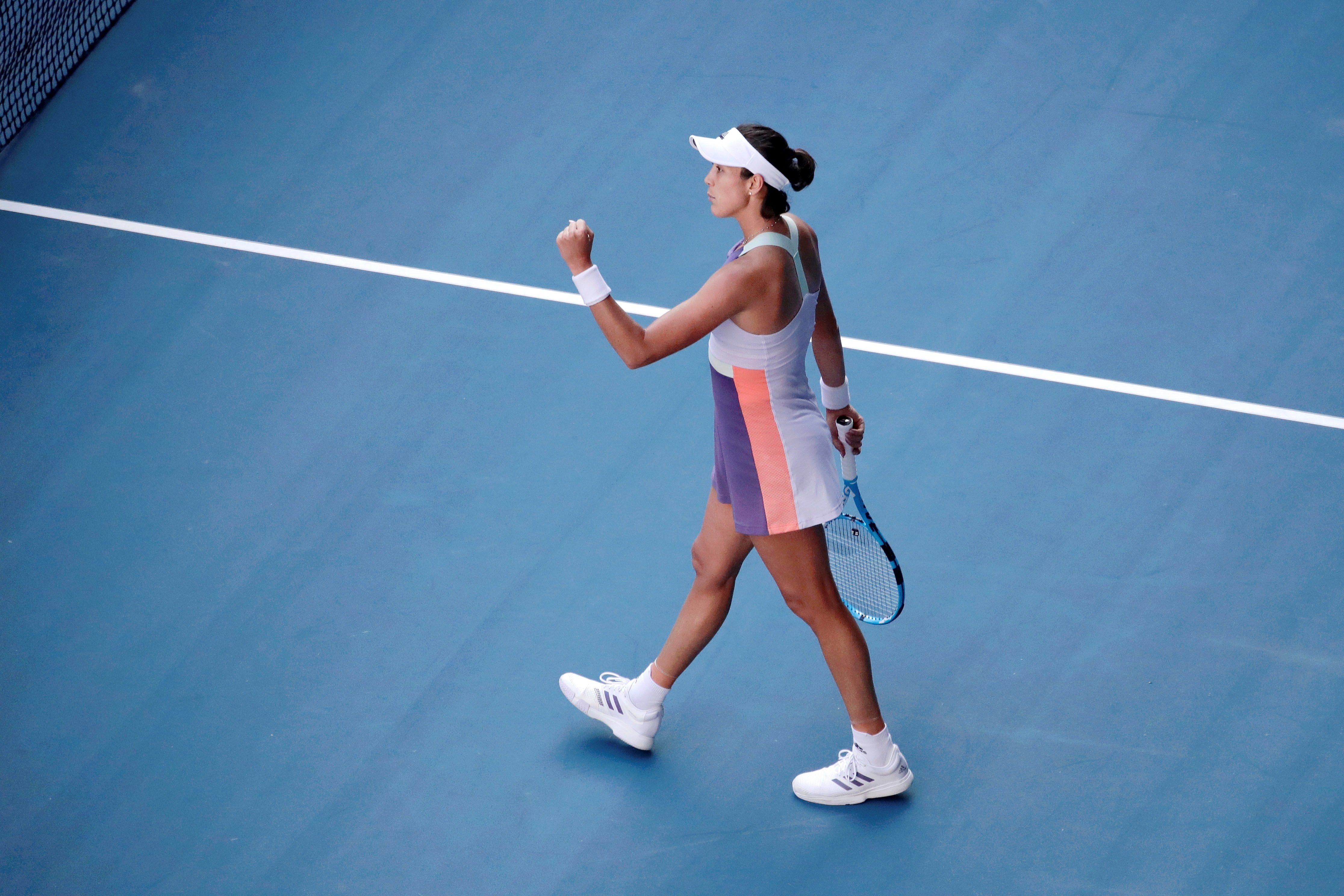 Muguruza derrota a Halep y jugará su primera final en Australia