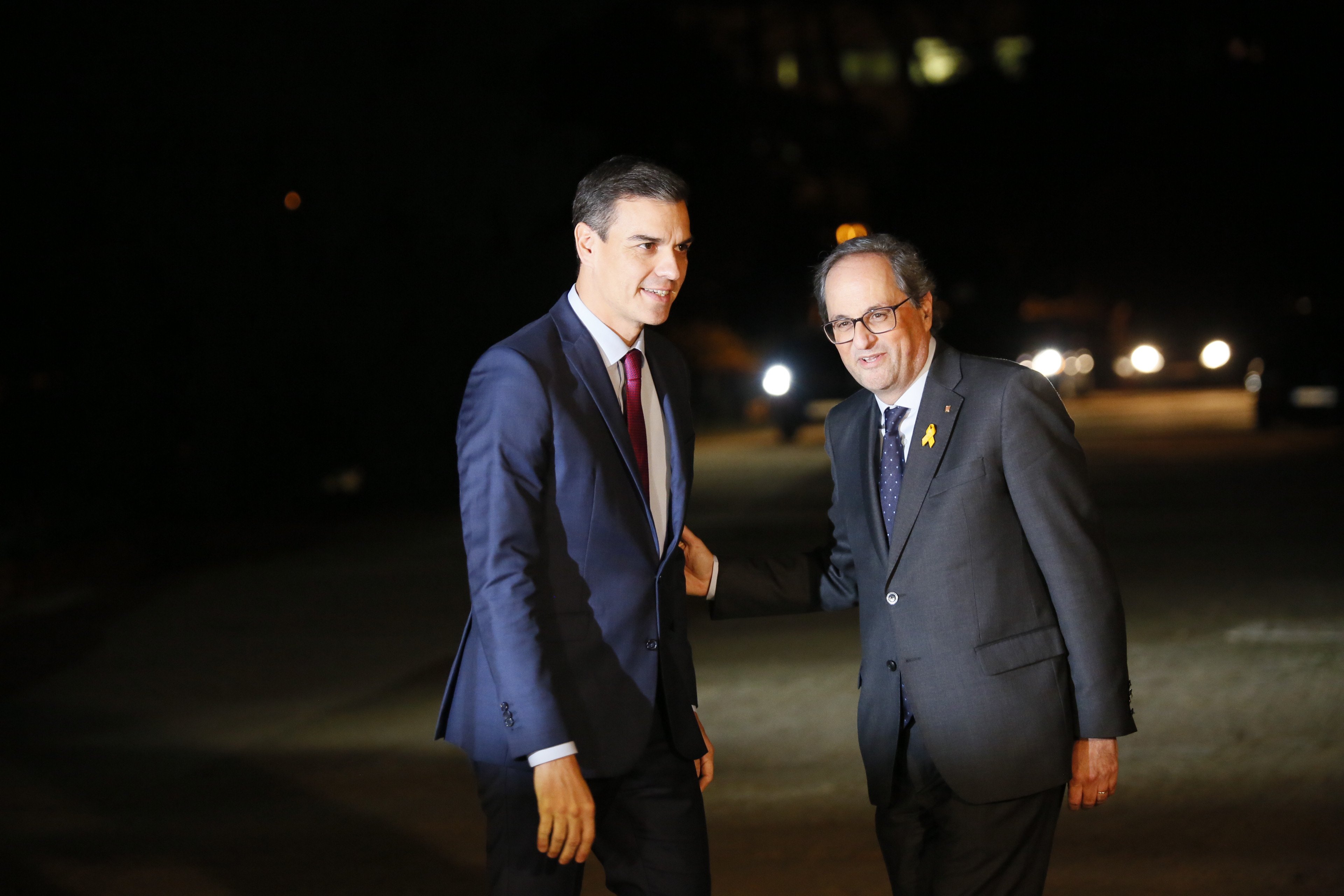 Torra y Sánchez se reunirán el jueves al mediodía en el Palau de la Generalitat