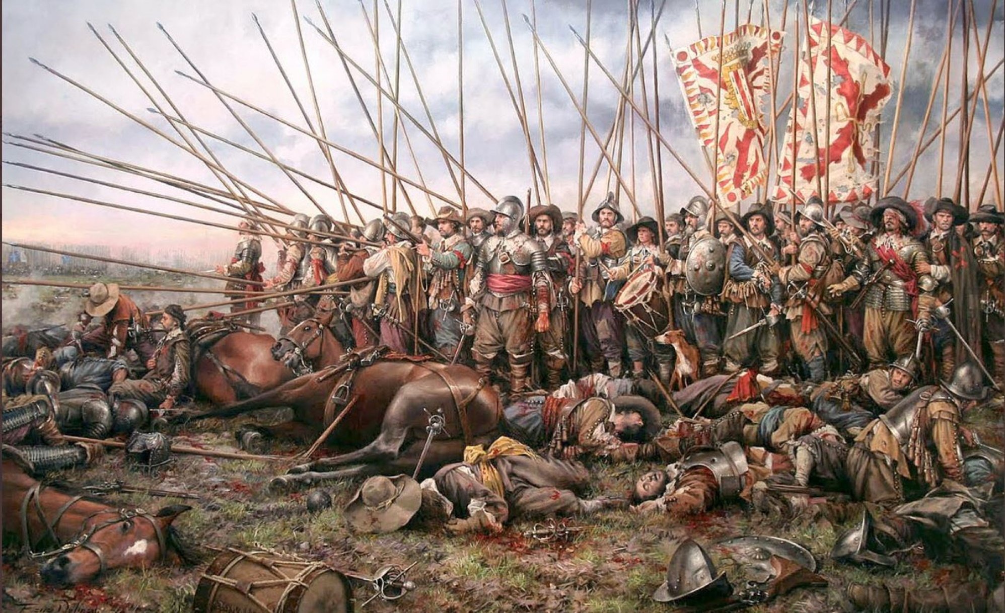 Madrid revive un campamento de los Tercios de Flandes, que ofende a Bélgica