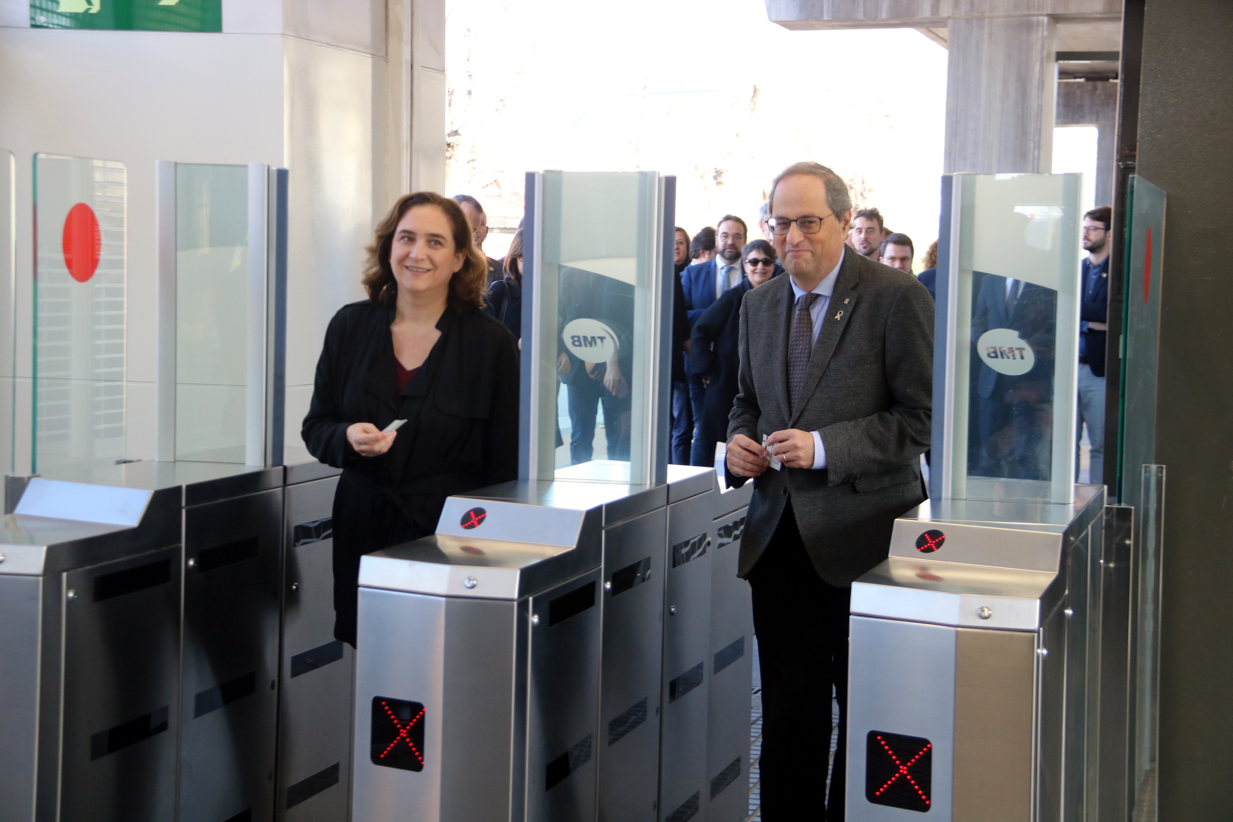 Torra reclama un frente común para obligar al Estado a invertir en Rodalies