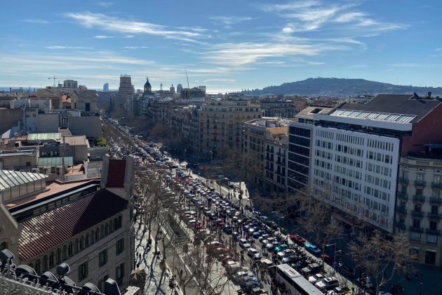 Protesta contra la zona de bajas emisiones ZBE en Barcelona ACN