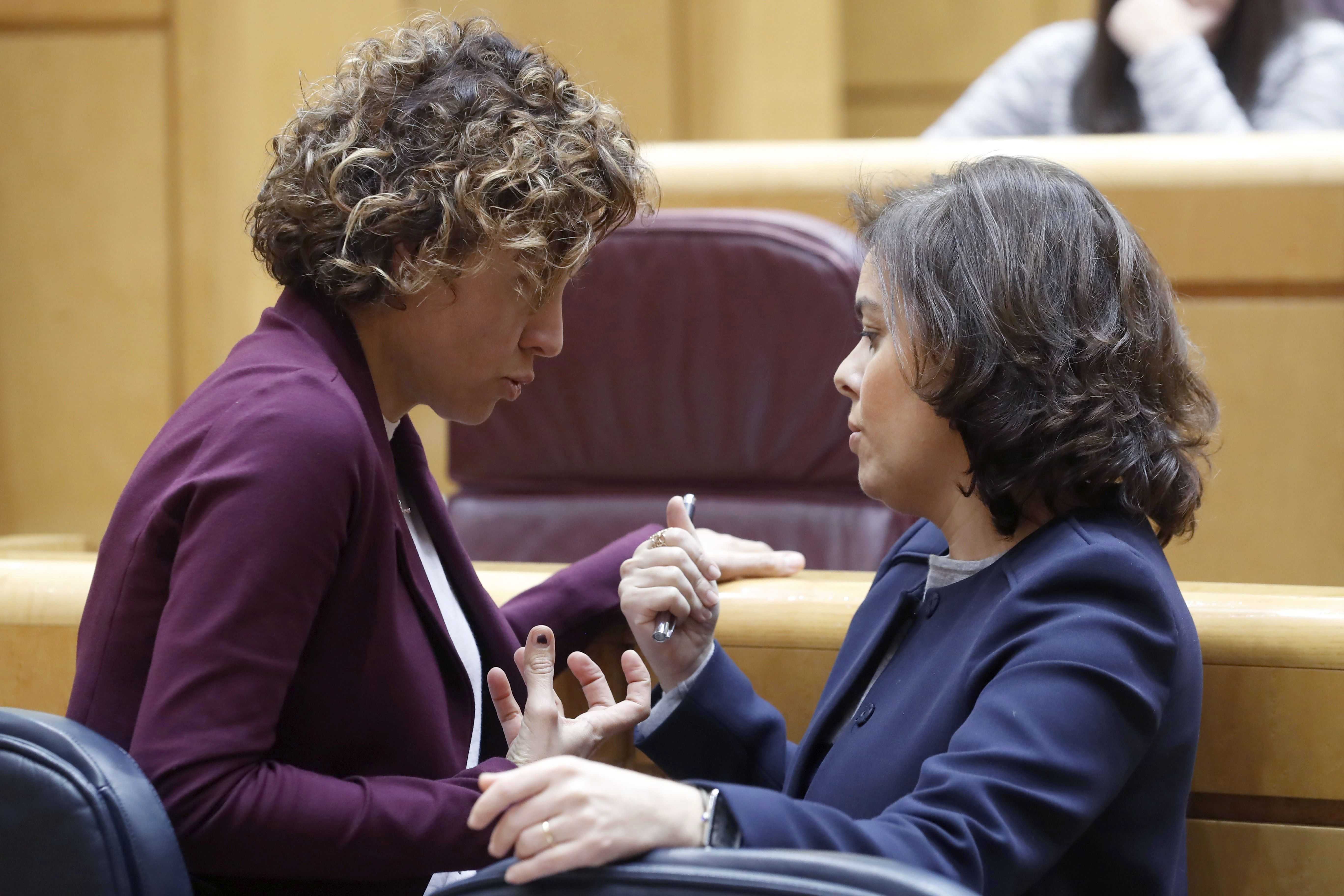 Dura topada d'ERC i el PDeCAT amb Santamaría al Senat