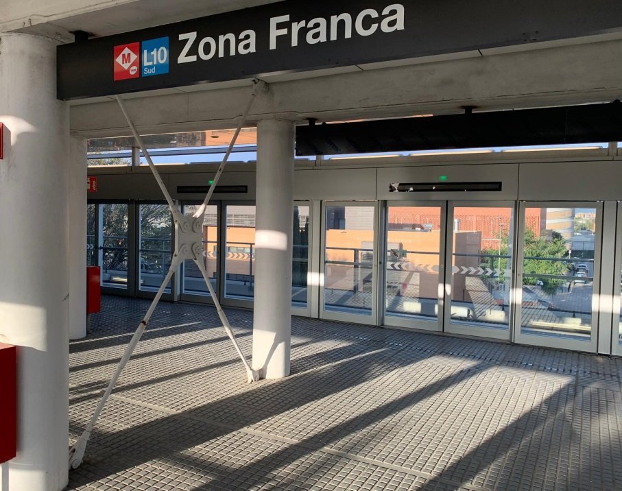 Entra en servicio la estación de Zona Franca de la L10 Sud de metro