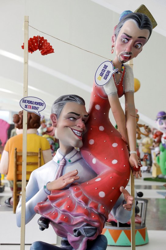 Falla valència Iglesias i Sánchez EFE