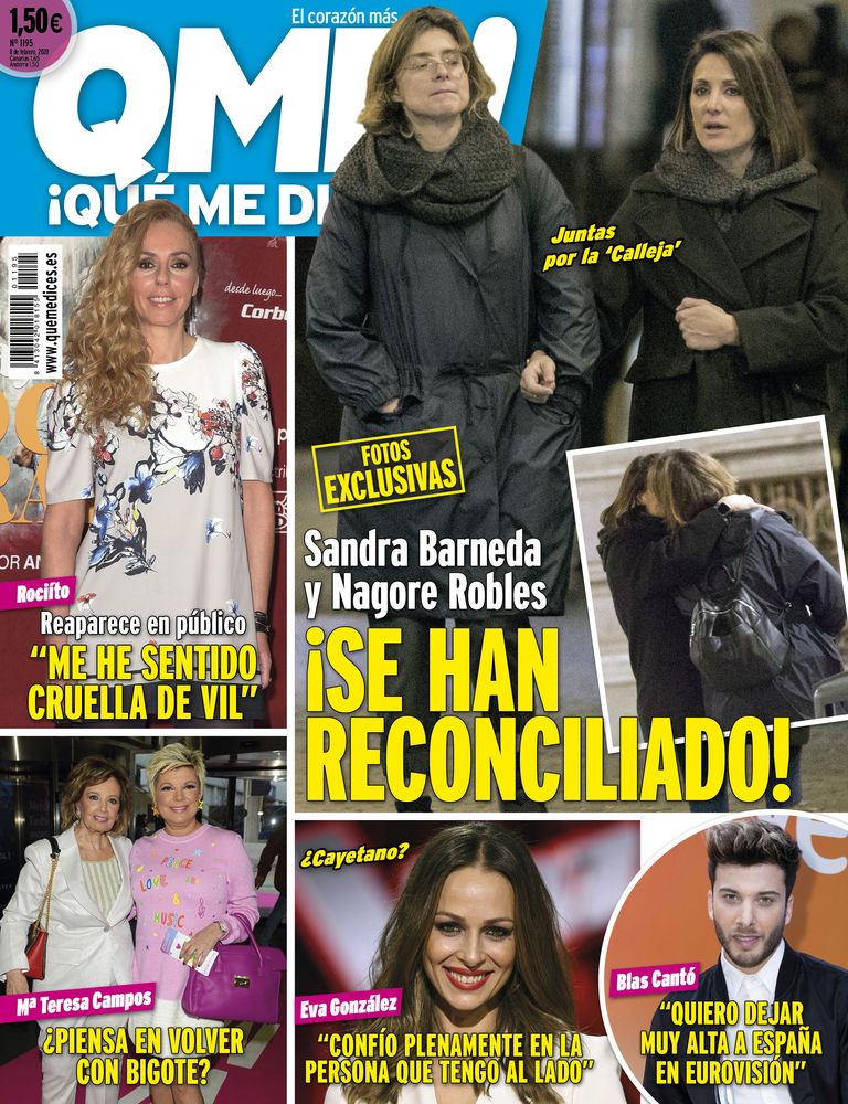 portada que me dices sandra barneda nagore robles