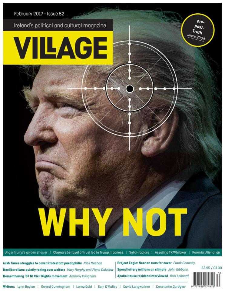 Una revista irlandesa analiza los pros y contras de matar en Trump