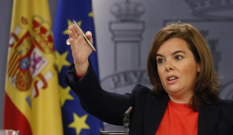 Soraya Sáenz de Santamaría consell de ministres