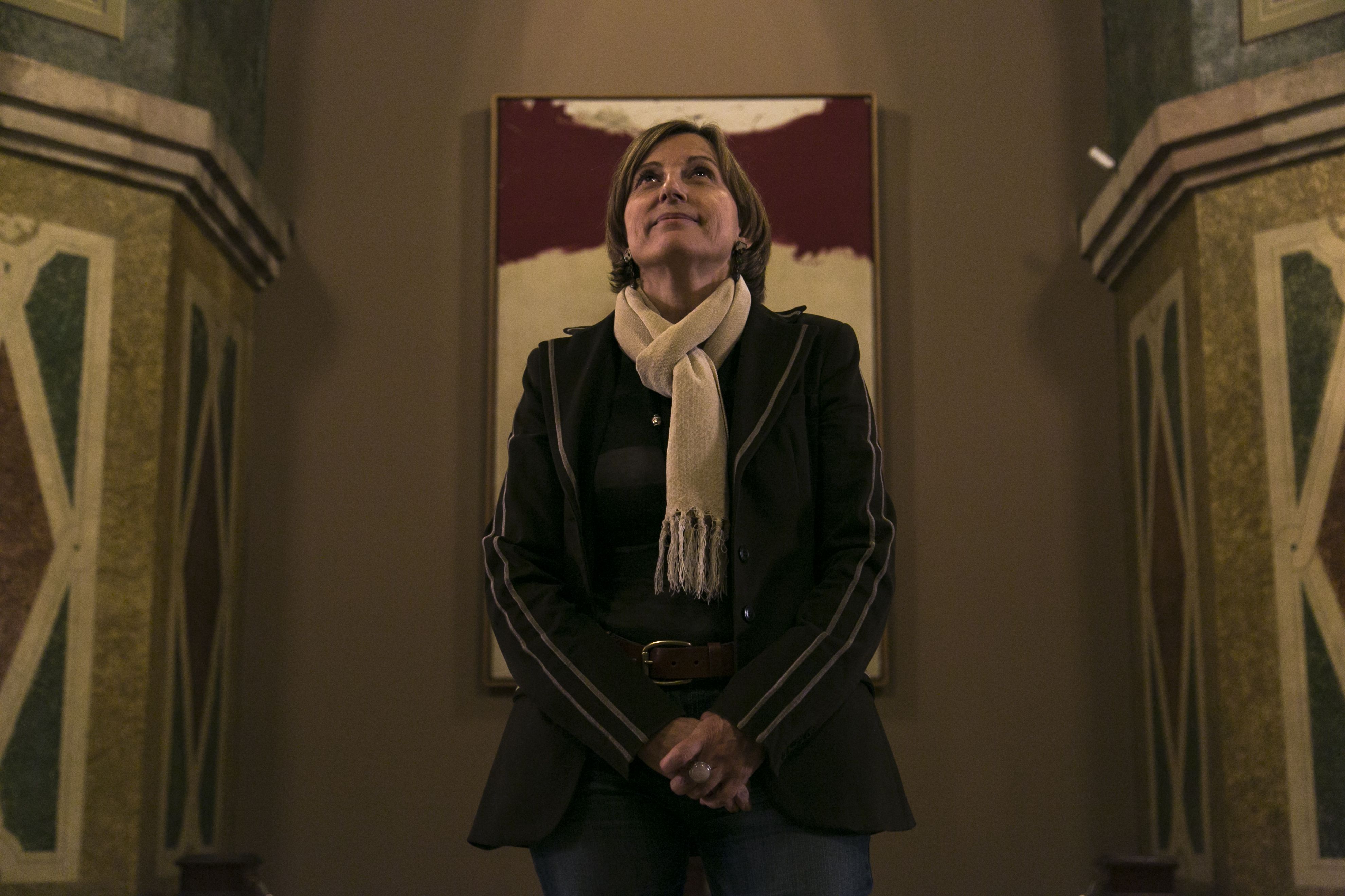 Barcelona / 22-10-15 / Carme Forcadell en el Parlament de Catalunya. / Foto: Sergi Alcazar Badia