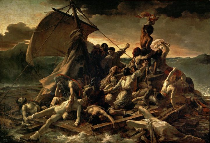 GÉRICAULT La_Balsa_del_Medusa_1818-19 BX