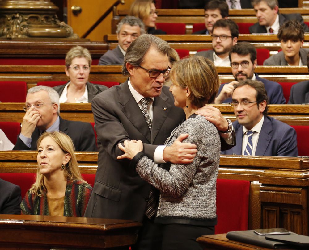 Artur Más y Carme Forcadell