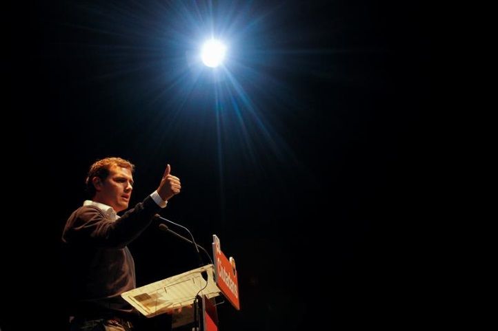 Albert Rivera en l'acte d'avui/EFE