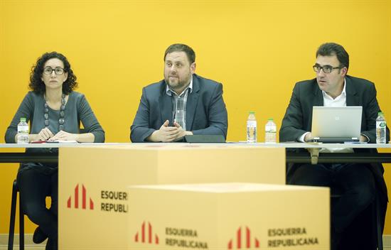 Rovira, Junqueras i Salvadó a l'executiva d'ERC / EFE