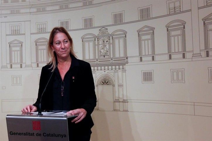 La vicepresidenta, Neus Munté, valorant l'acord del TC / EFE