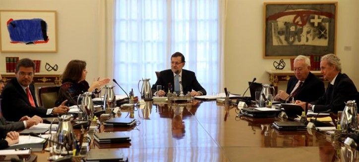 Mariano Rajoy presideix el Consell de Ministres d'extraordinari /EFE