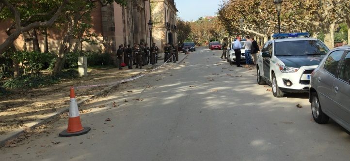 Los militares, en el parque