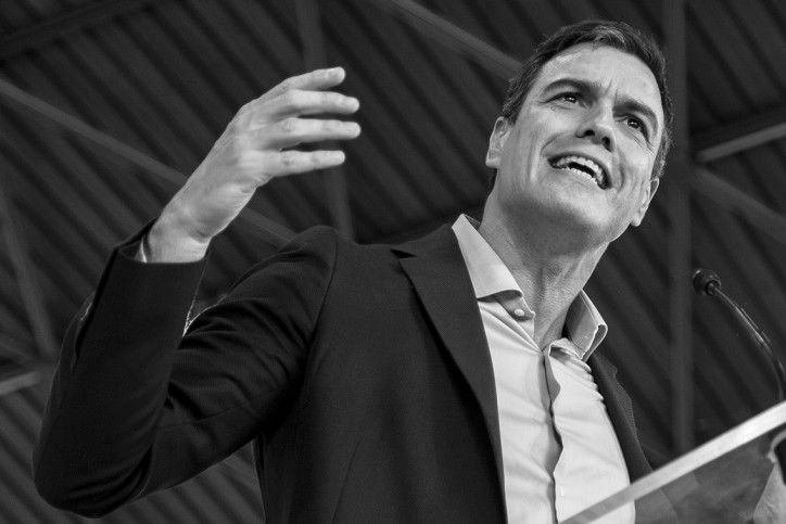 Pedro Sánchez en un acte al Prat de Llobregat / Sergi Alcàzar