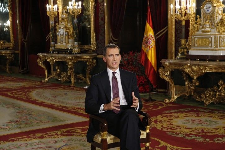 Felipe VI en el Salón del Trono del Palacio Real de Madrid / EFE