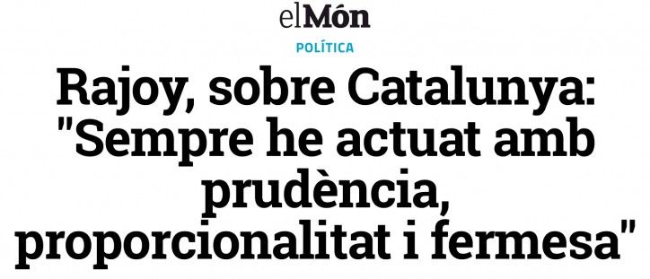 Rajoy Bertín El Món