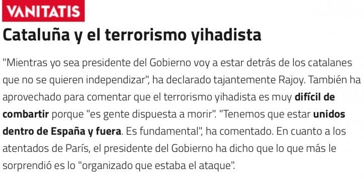 Rajoy Bertín Vanitatis