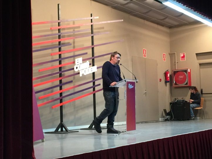 Xavier Domènech, aquest vespre a Castelldefels/QS