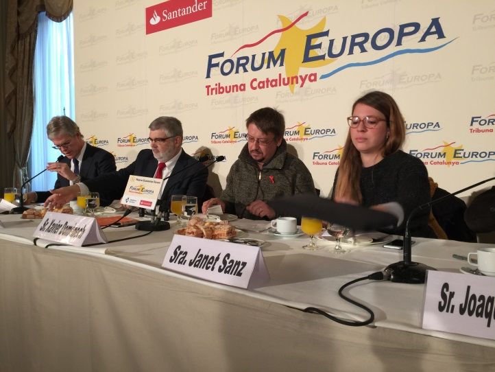 Domenech, en la conferència d'aquest matí/QS